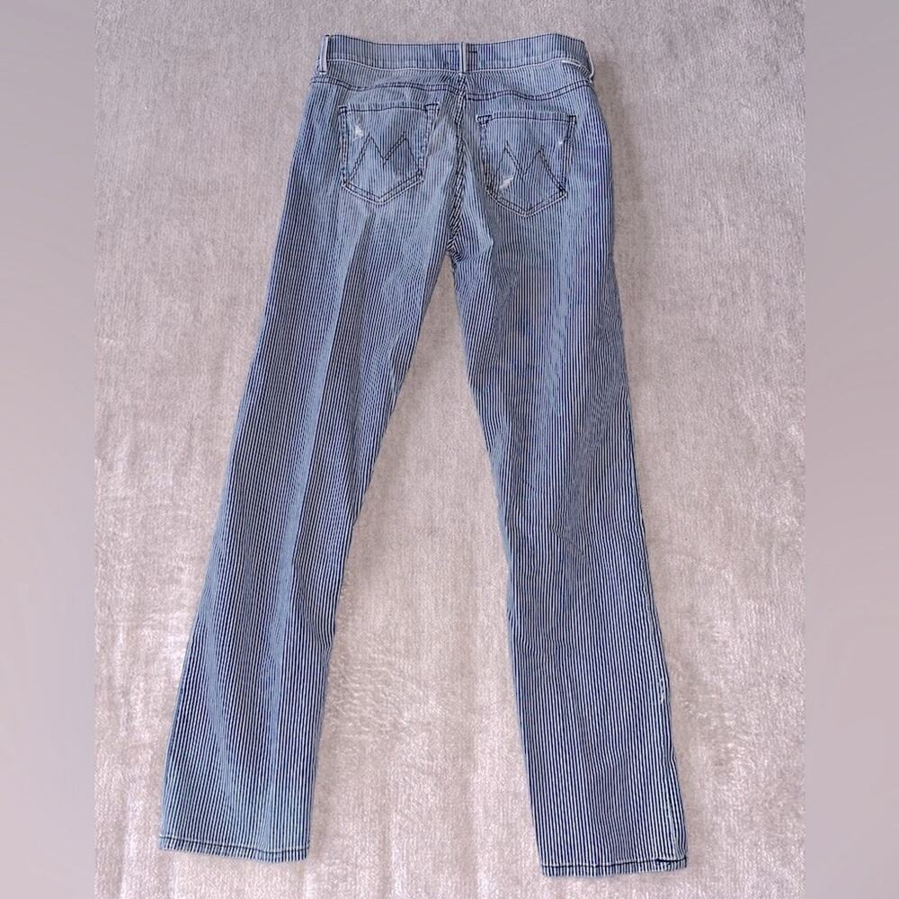 Mother THE VAGABOND CROP JEANSize 24 Nautical Coastal Grandma - Picture 5 of 5